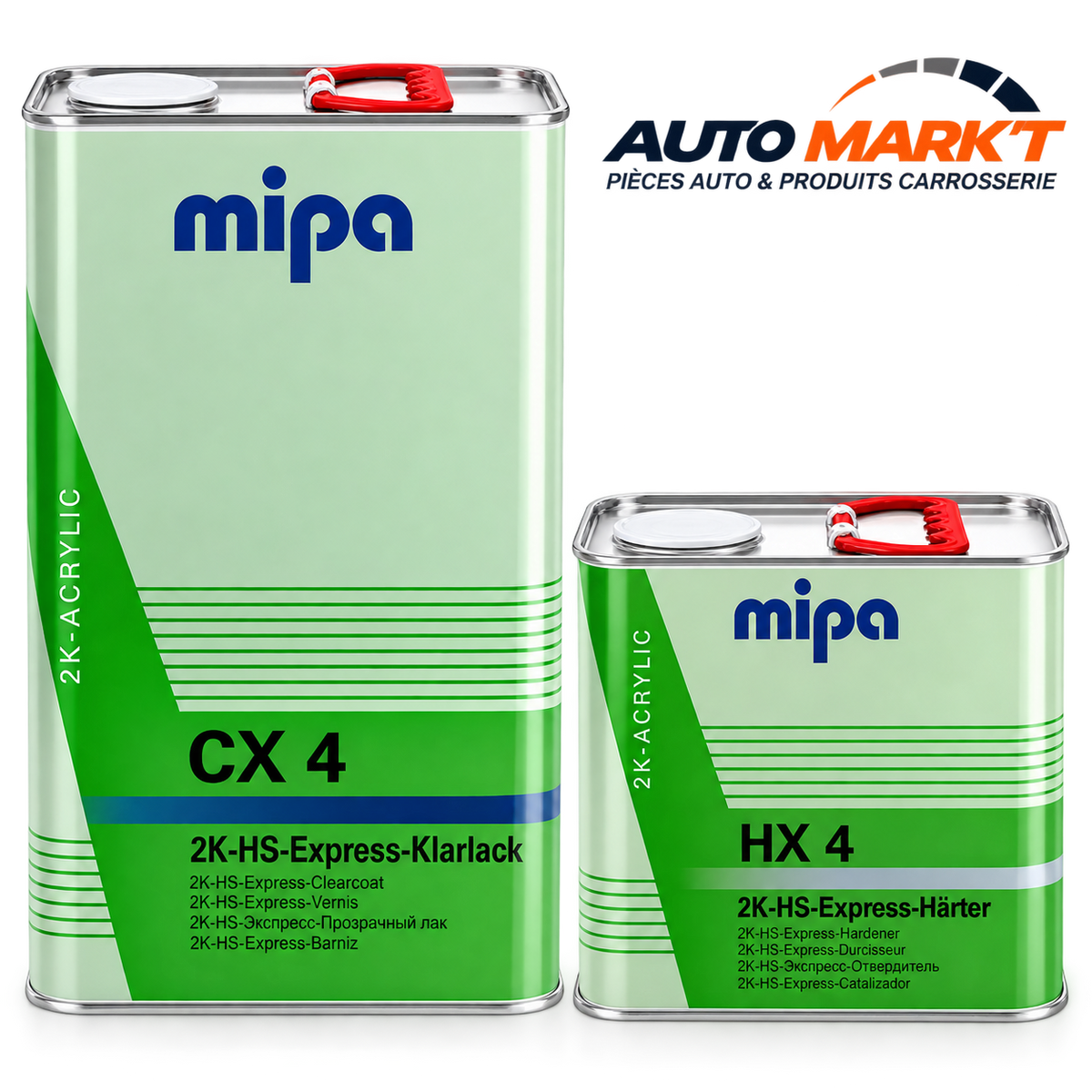 Pack vernis Mipa CX4 Express - 5 L + durcisseur 2,5 L