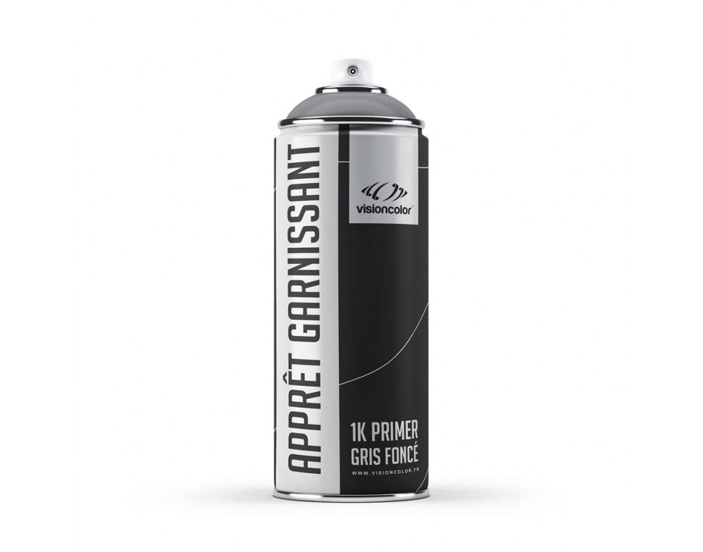 Aérosol apprêt garnissant gris foncé VisionColor 400 ml - Auto Mark'T