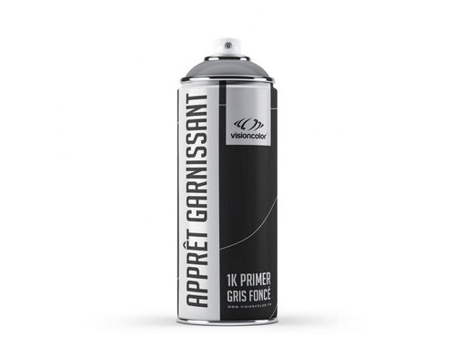 Aérosol apprêt garnissant gris foncé VisionColor 400 ml - Auto Mark'T