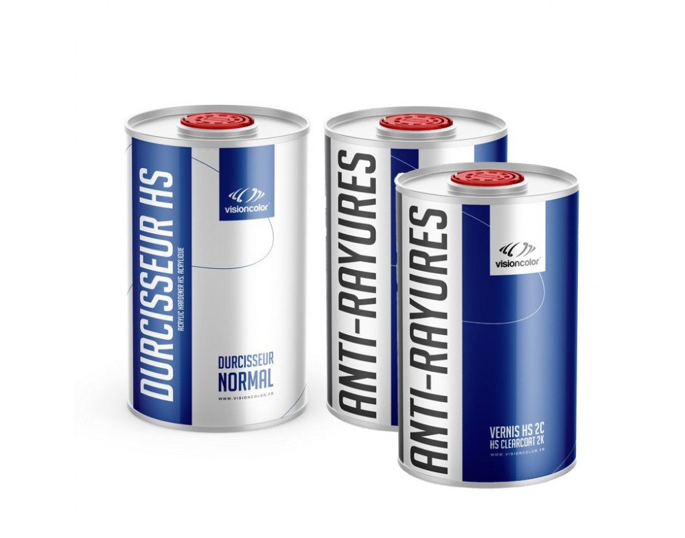 Kit vernis HS anti-rayures VisionColor 3 litres - Auto Mark'T
