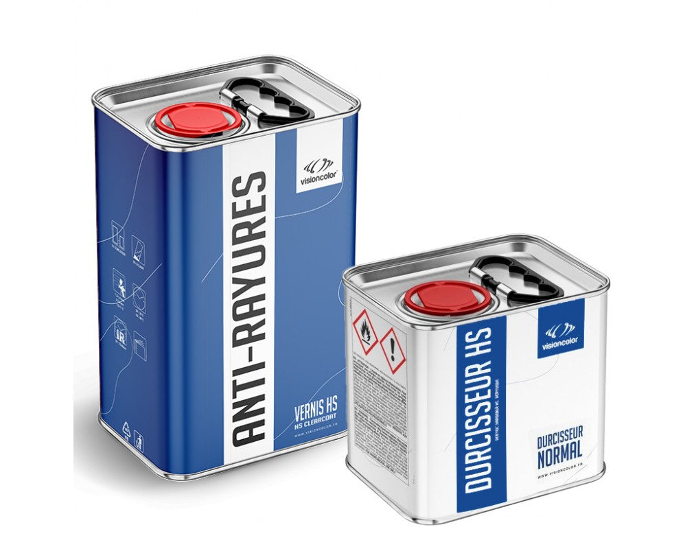 Pack vernis HS anti-rayures VisionColor 7,5 litres - Auto Mark'T
